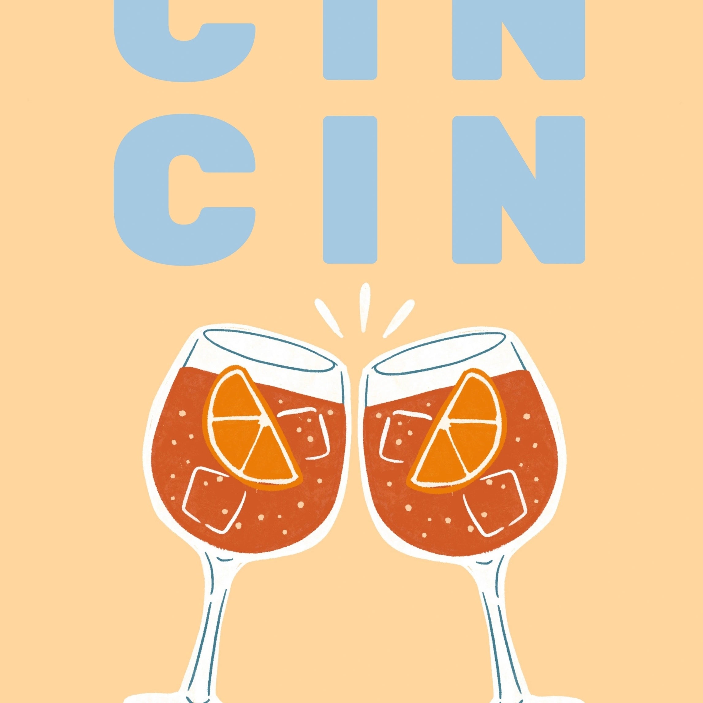 Arte De Pared Cin Cin Cocktail