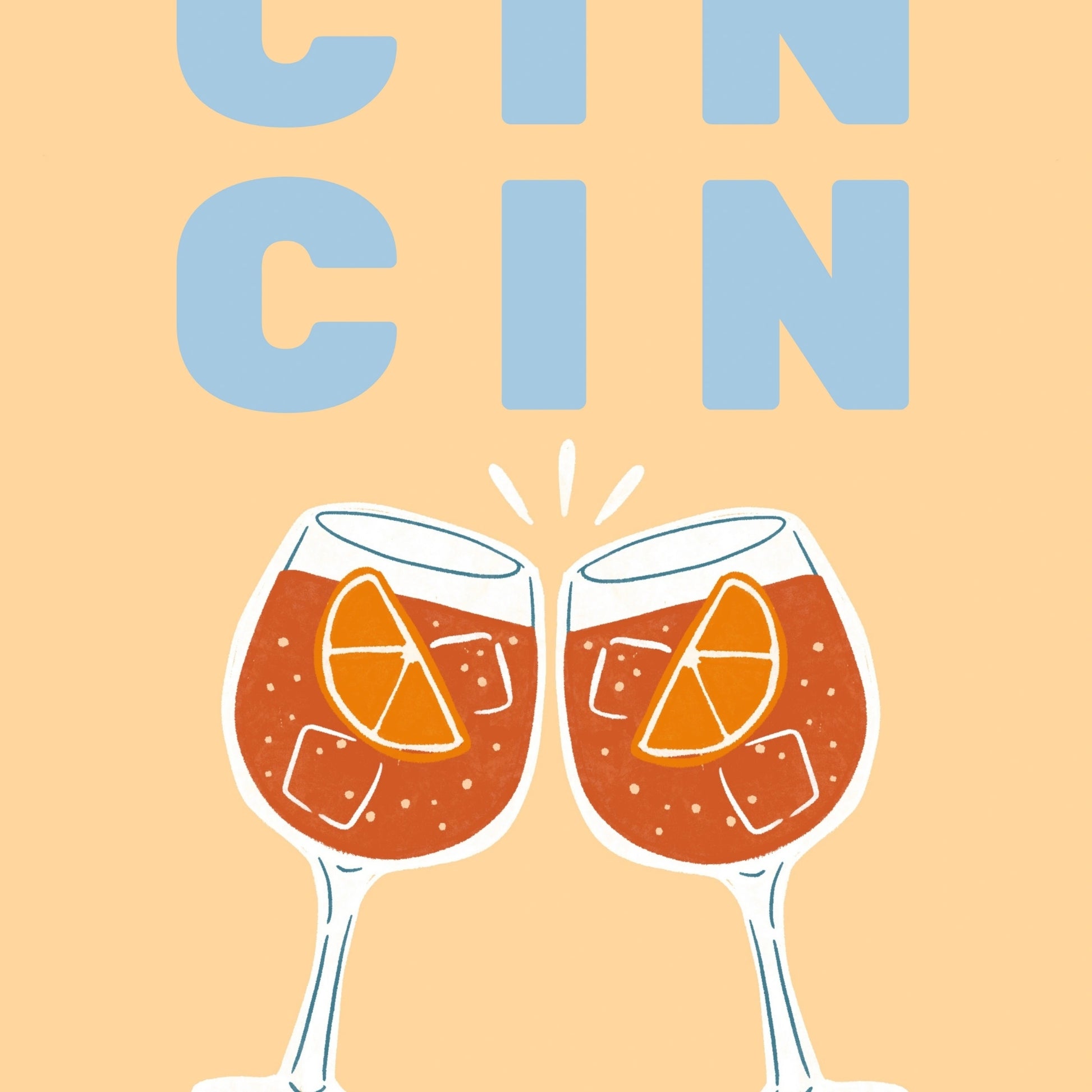 Cin Cin Cocktail Wall Art