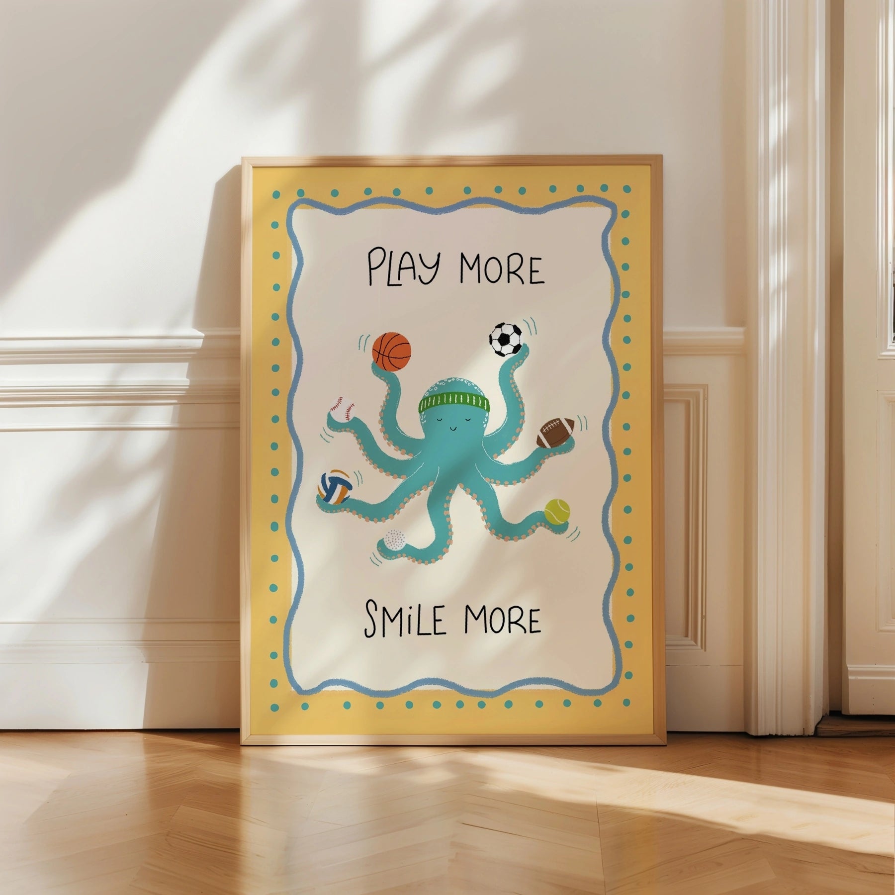 Cute Octopus Sports Print