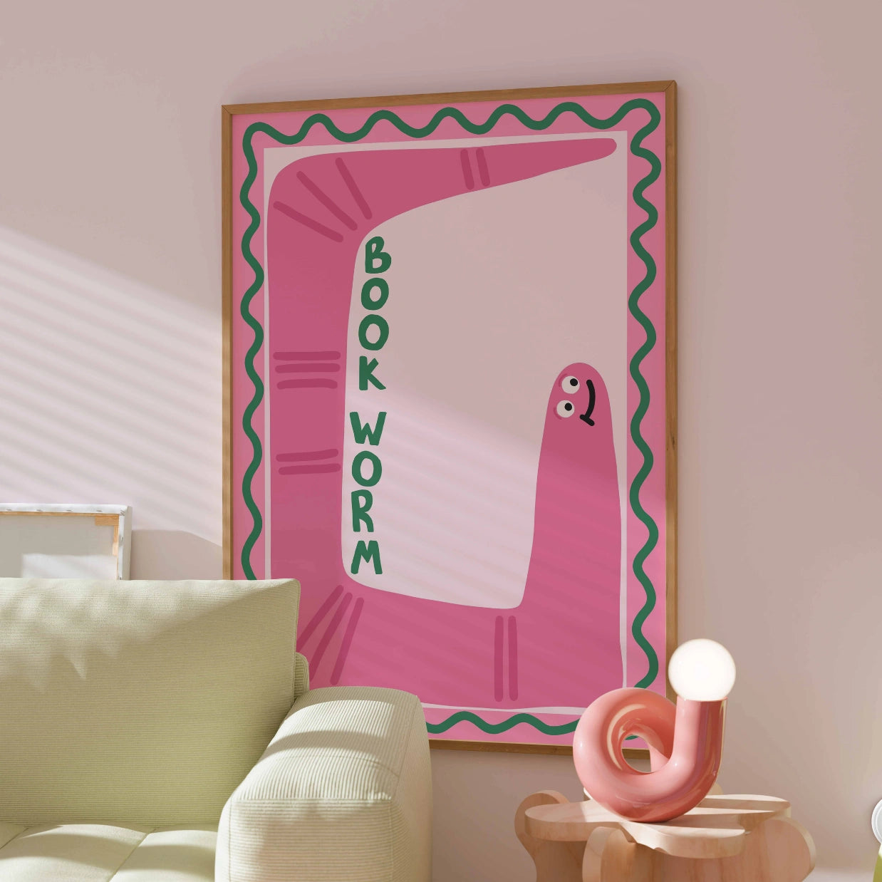 Bookworm - Funny Bookish Print