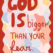 God Is Bigger - Poster cristiano