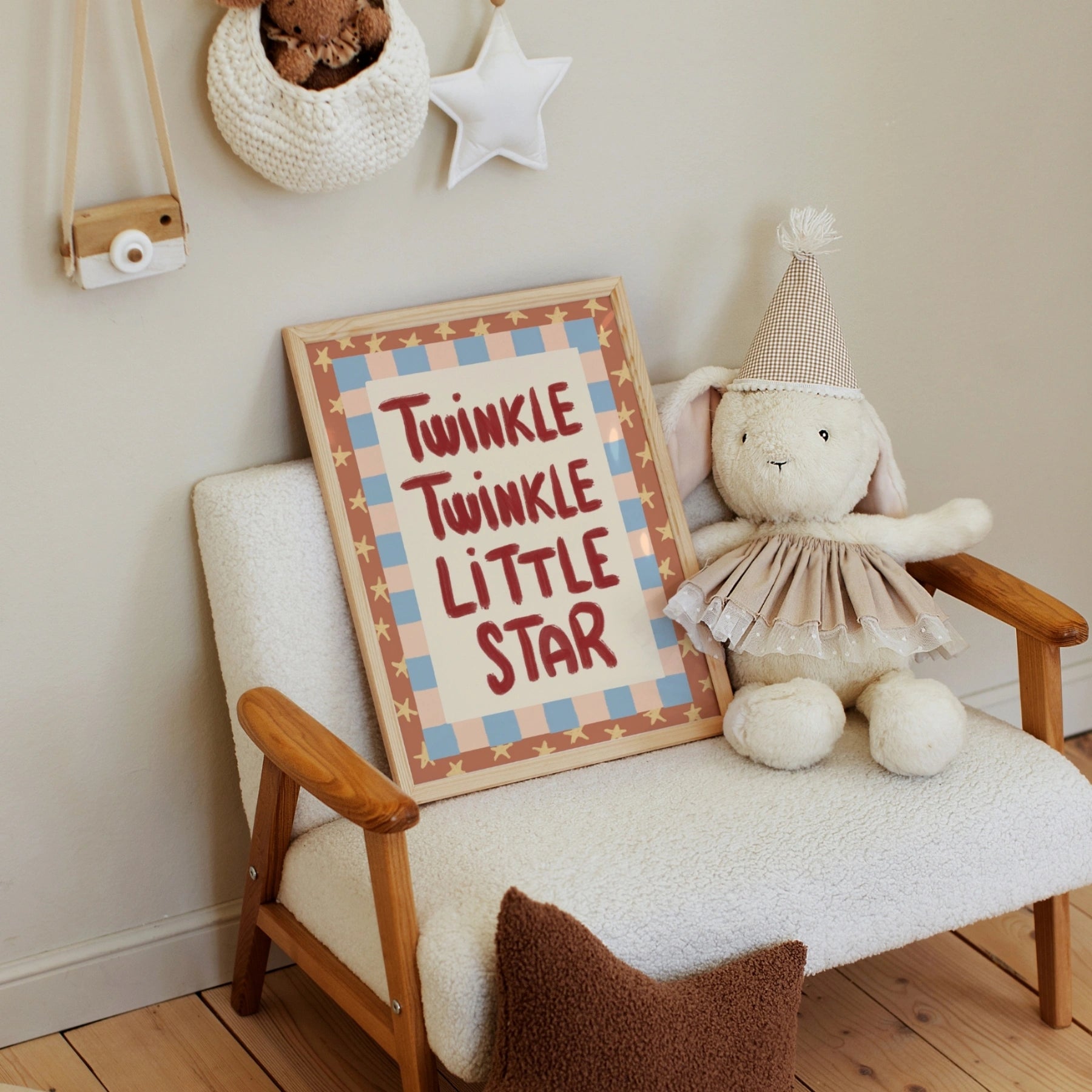 Whimsical Baby Room Decor, Colorful Kids Decor