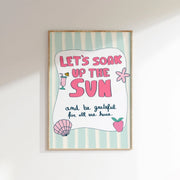 Soak Up the Sun – Coastal Wall Art