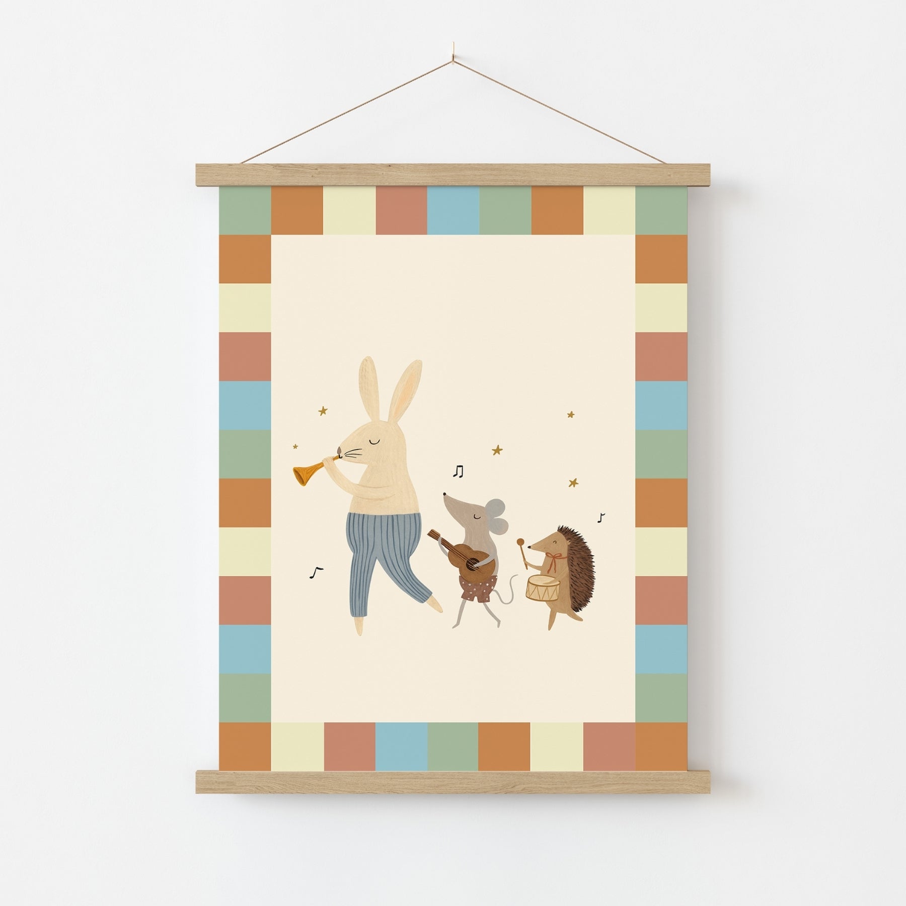 Lámina Banda del Bosque para Cuarto Infantil