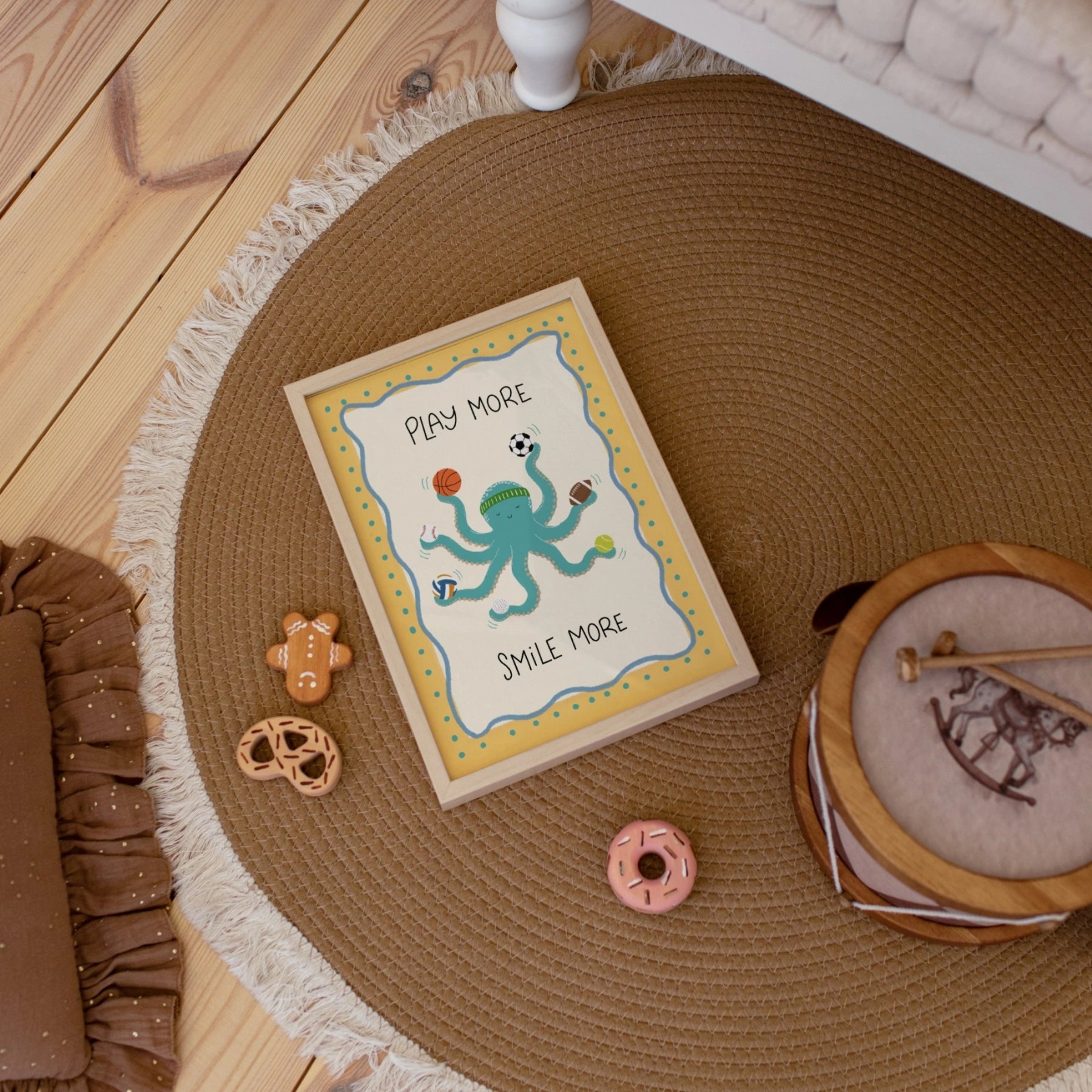 Cute Octopus Sports Print