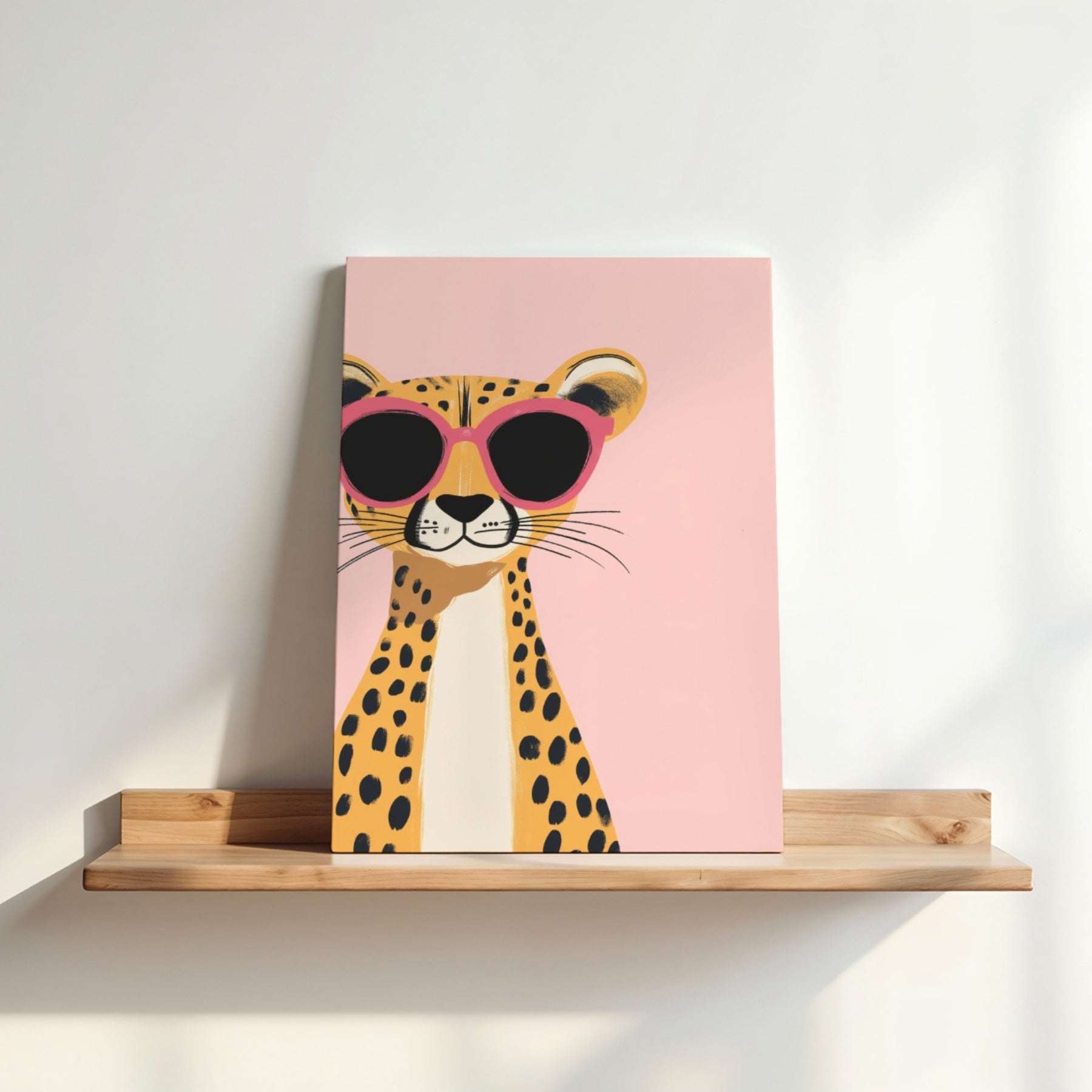 Cool Cheetah Canvas Wall Art