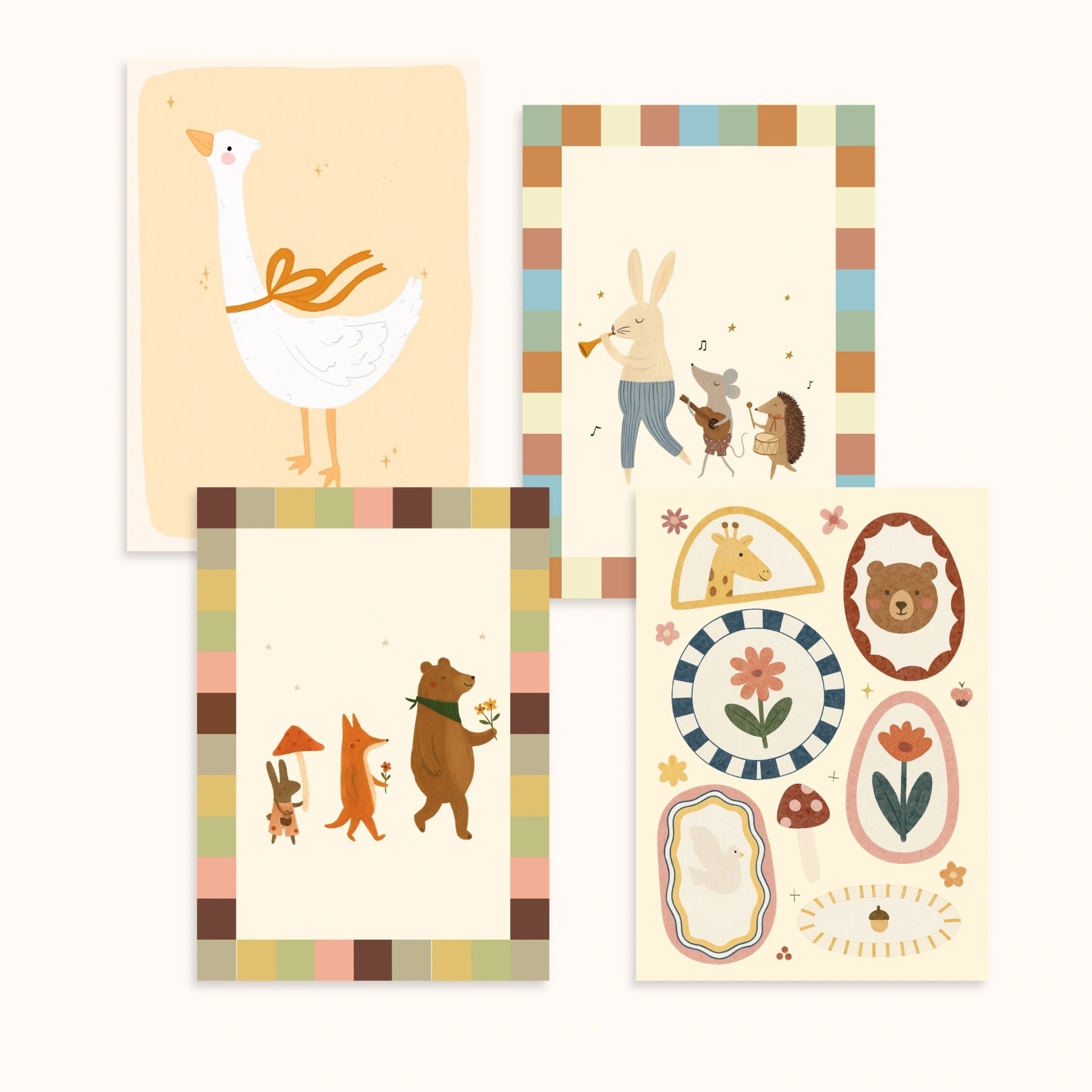 Woodland Nursery Wall Art Set of 4