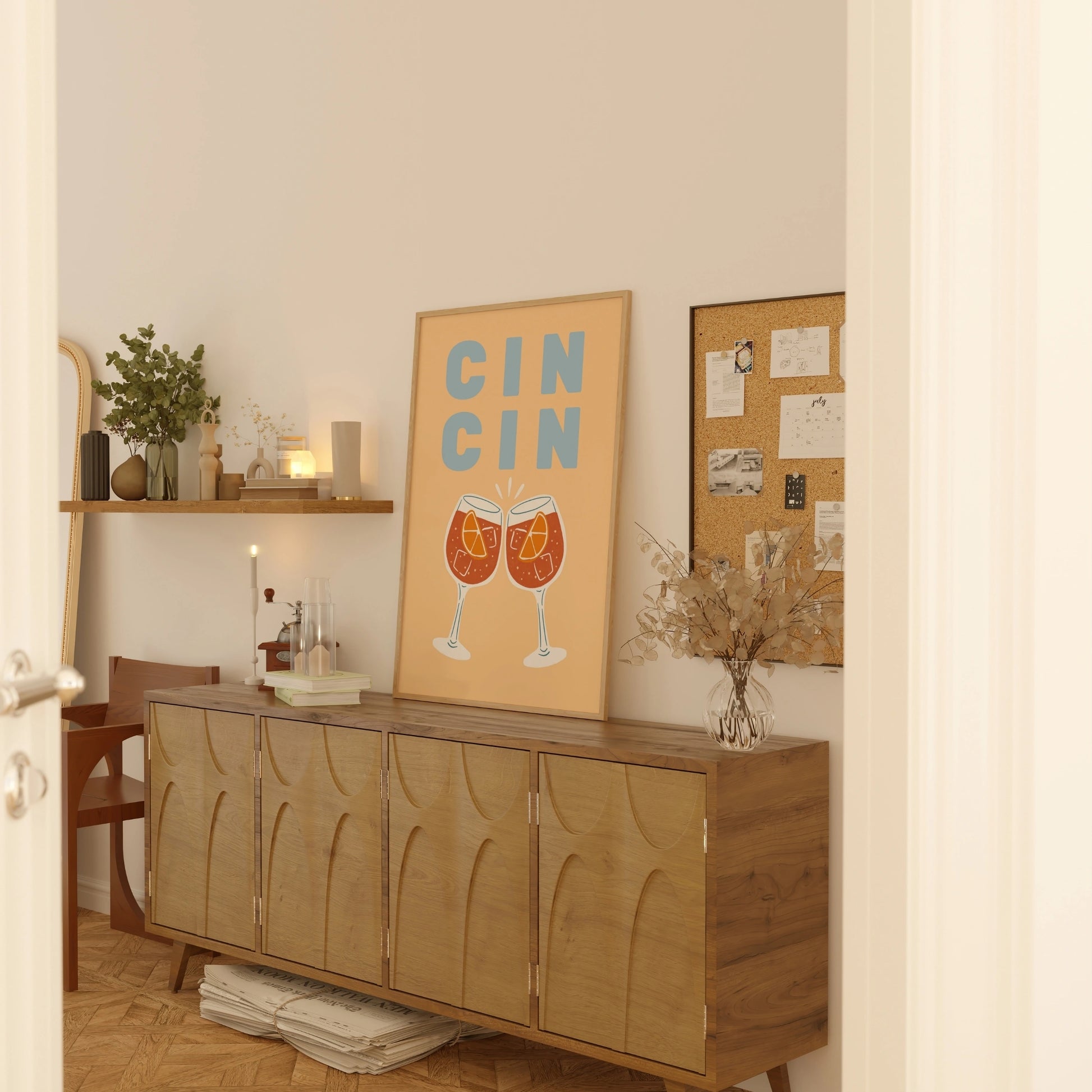 Cin Cin Cocktail Wall Art