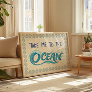 Take Me To The Ocean - Poster costiero
