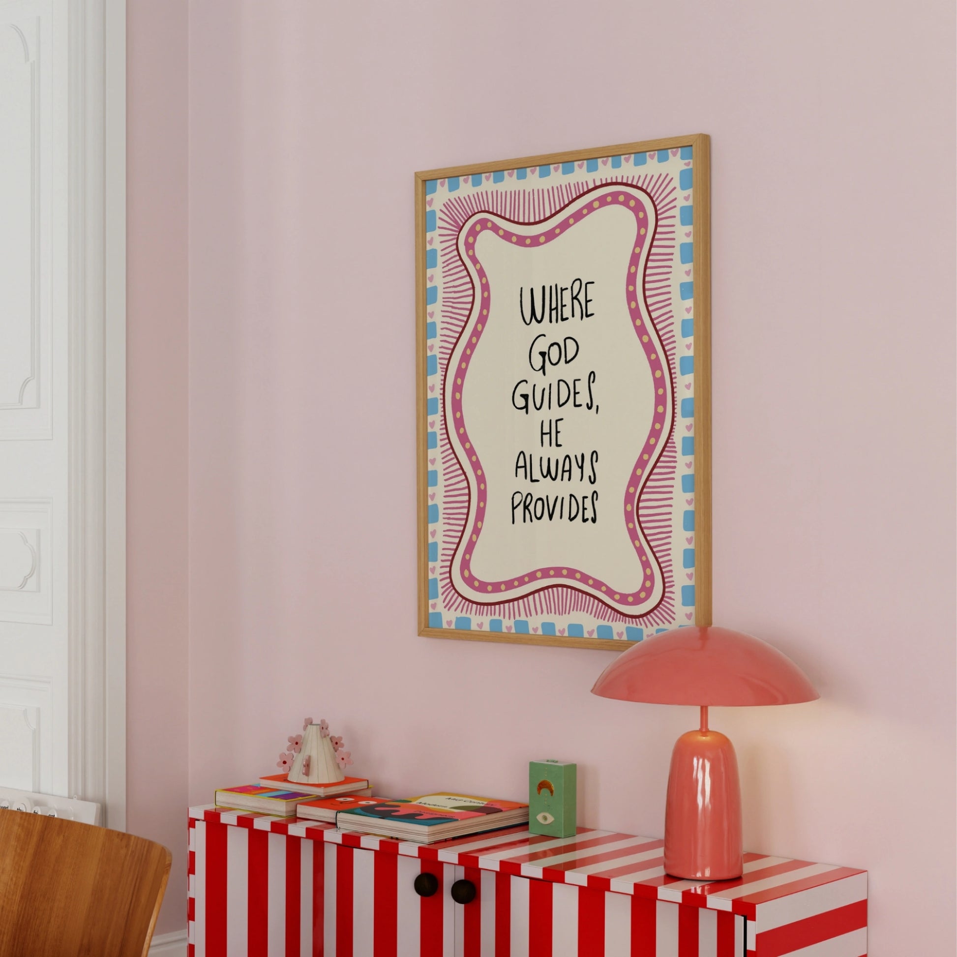 Art mural chrétien féminin