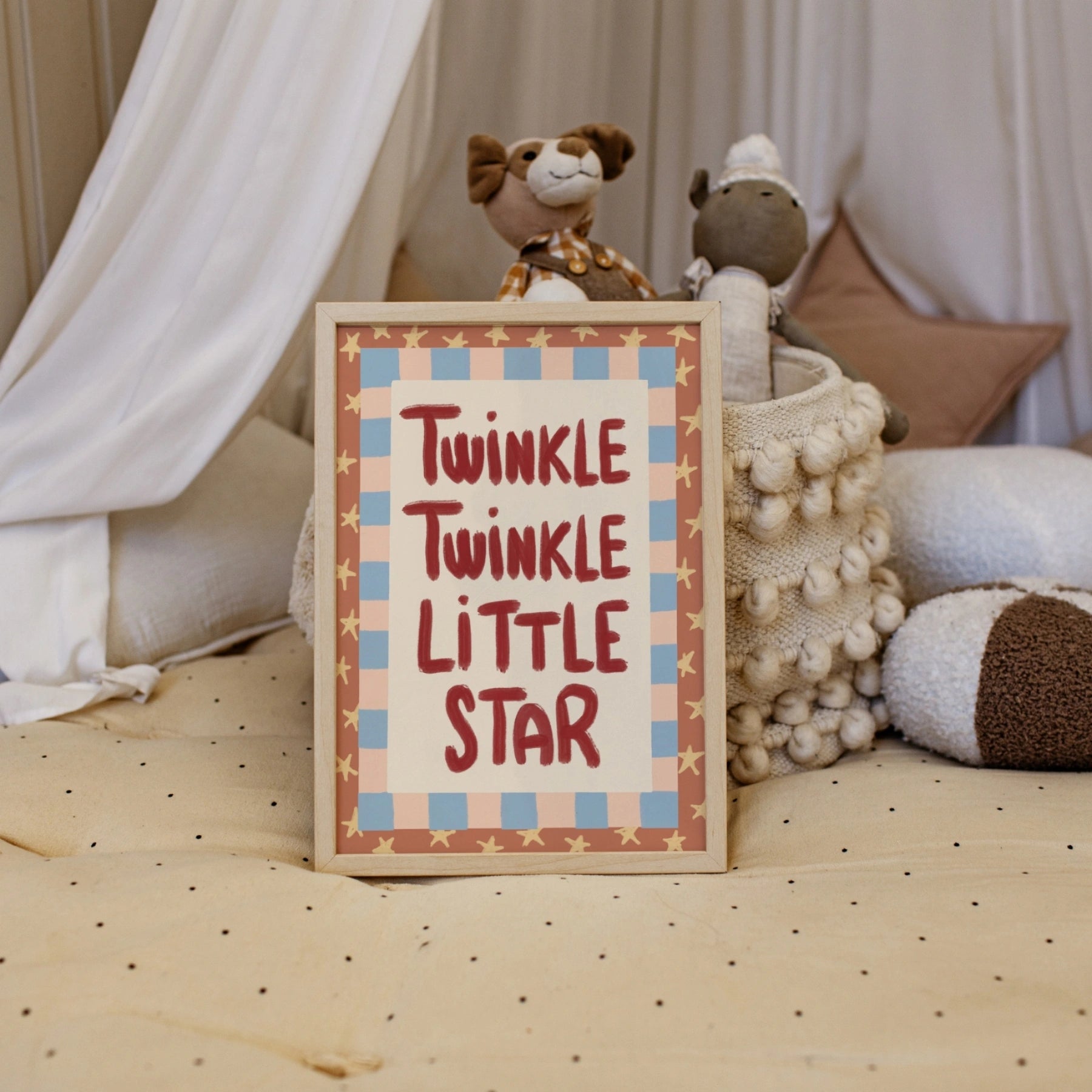 Whimsical Baby Room Decor, Colorful Kids Decor
