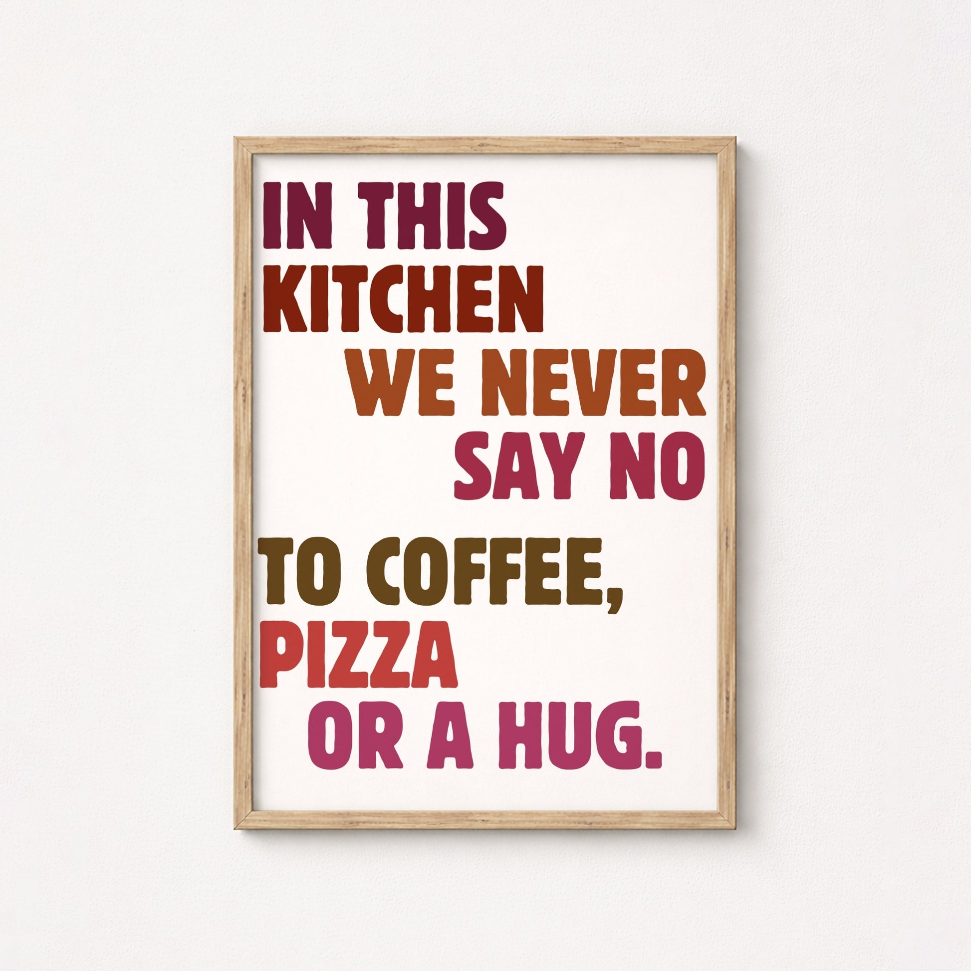 Funny Kitchen Wall Art – Quote Print