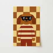 Cool Dog in Sunglasses – Nursery & Kids Wall Art