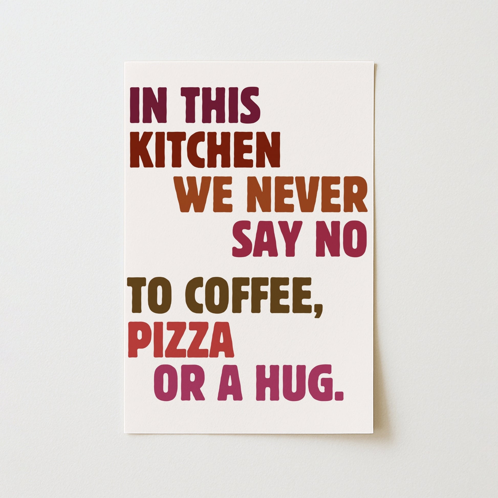 Funny Kitchen Wall Art – Quote Print
