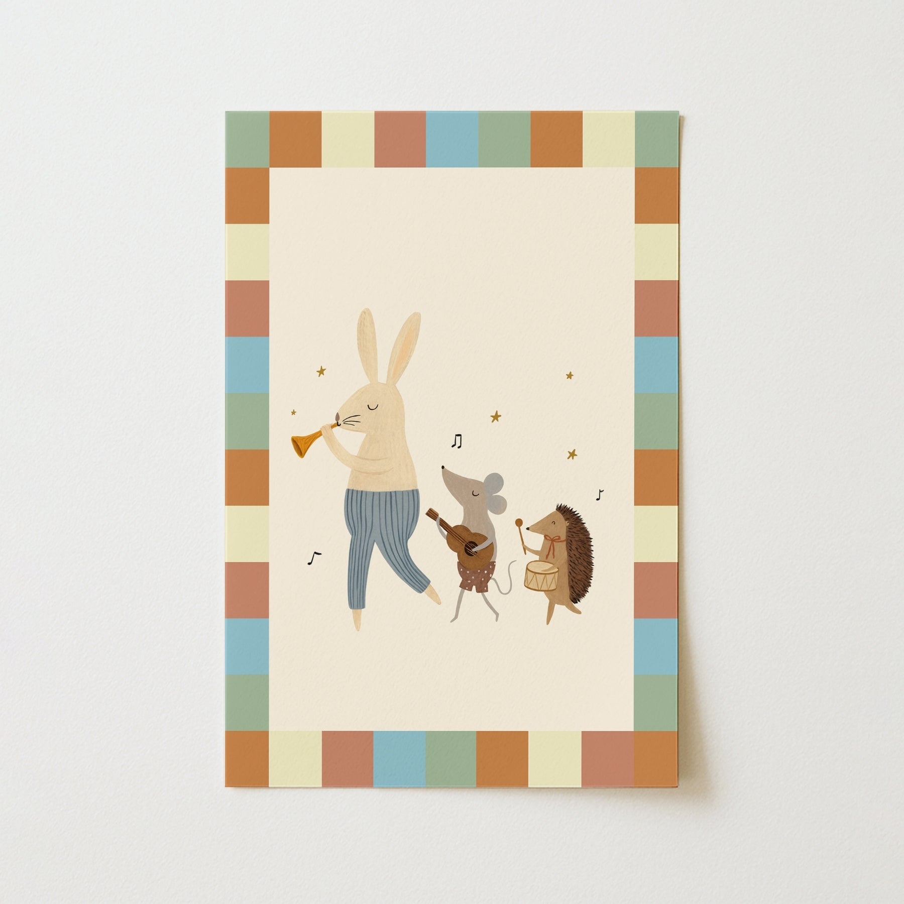 Lámina Banda del Bosque para Cuarto Infantil