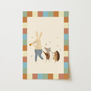 Woodland Band – Affiche pour enfant