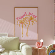 Sunny Mood Palm Tree – Coastal Wall Art