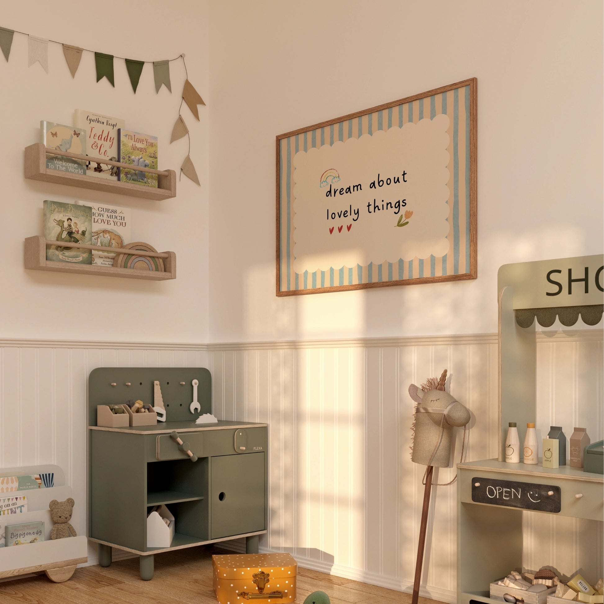 Impression pour chambre d'enfant : chiot et chaton – Décoration murale animalière mignonne pour enfants