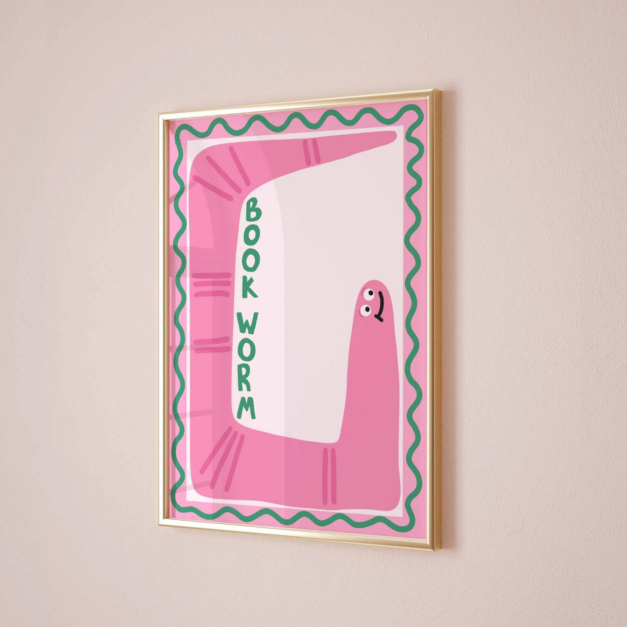 Bookworm - Funny Bookish Print