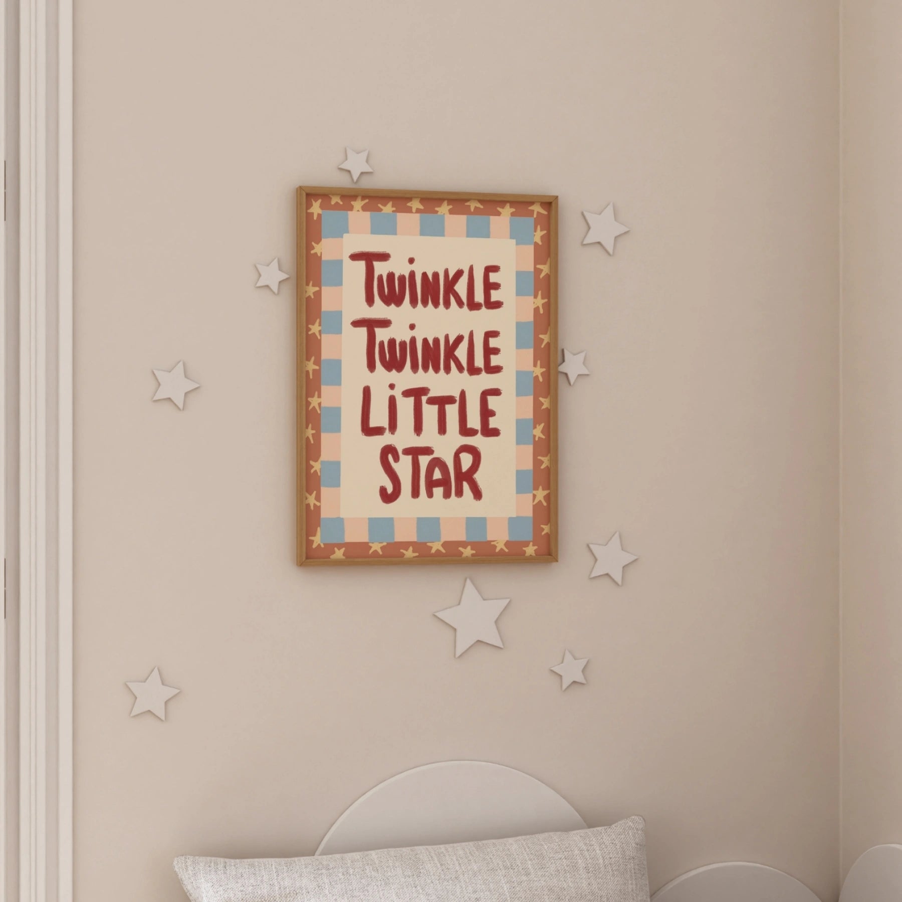 Whimsical Baby Room Decor, Colorful Kids Decor