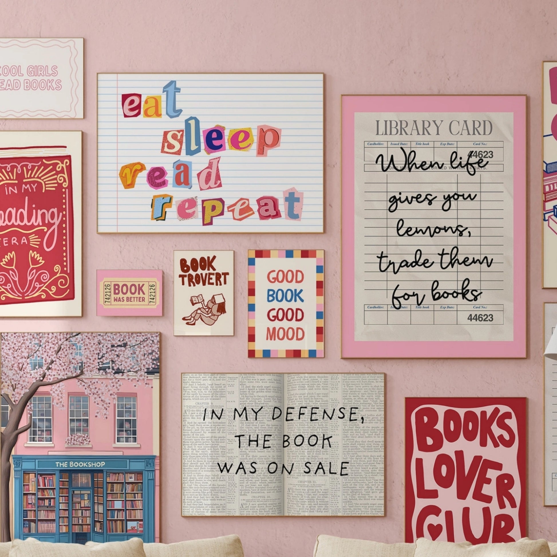 Décorations livresques faites à la main, plus de 100 impressions