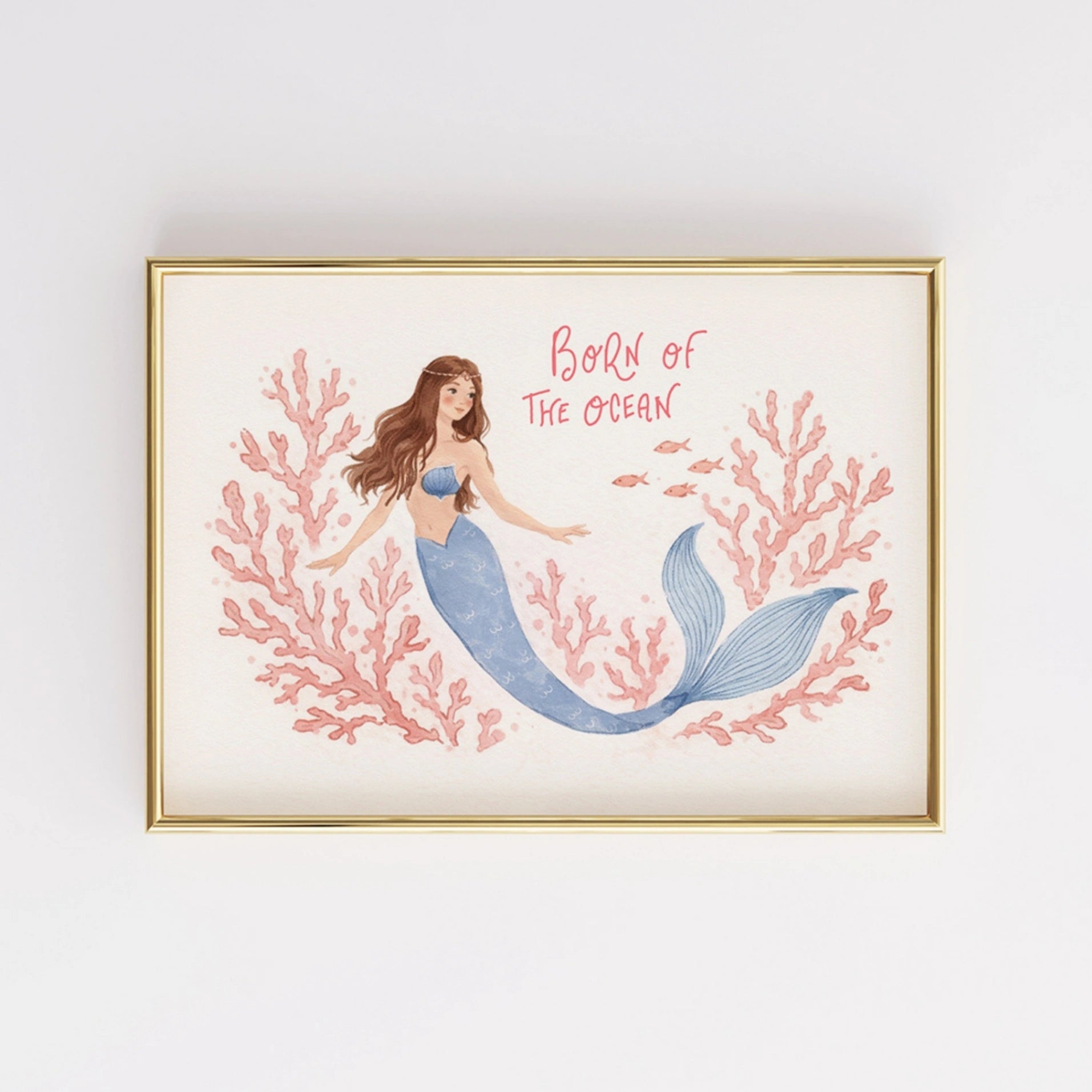 Décoration côtière sirène