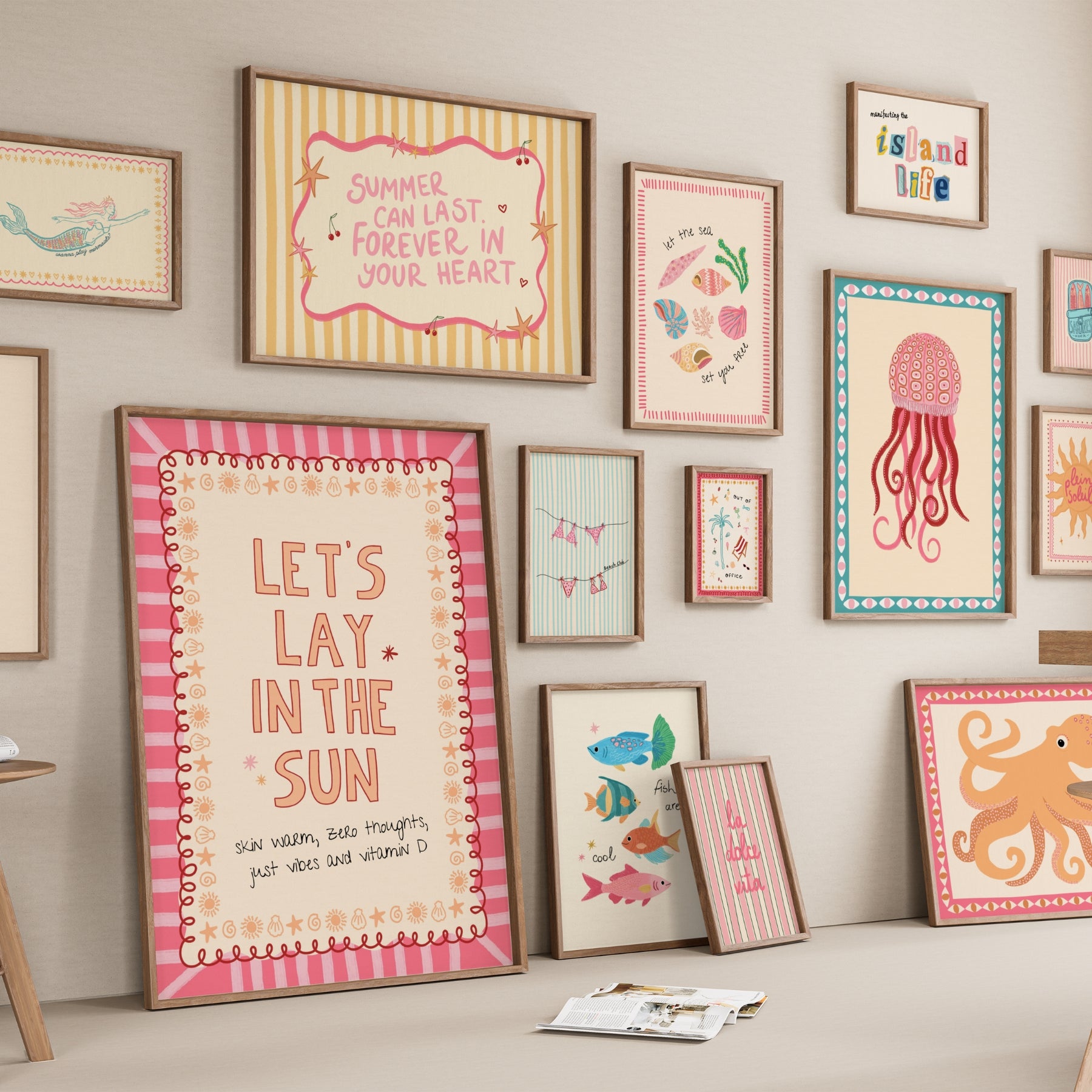 Ensemble d'été tendance fait main de 16 pièces