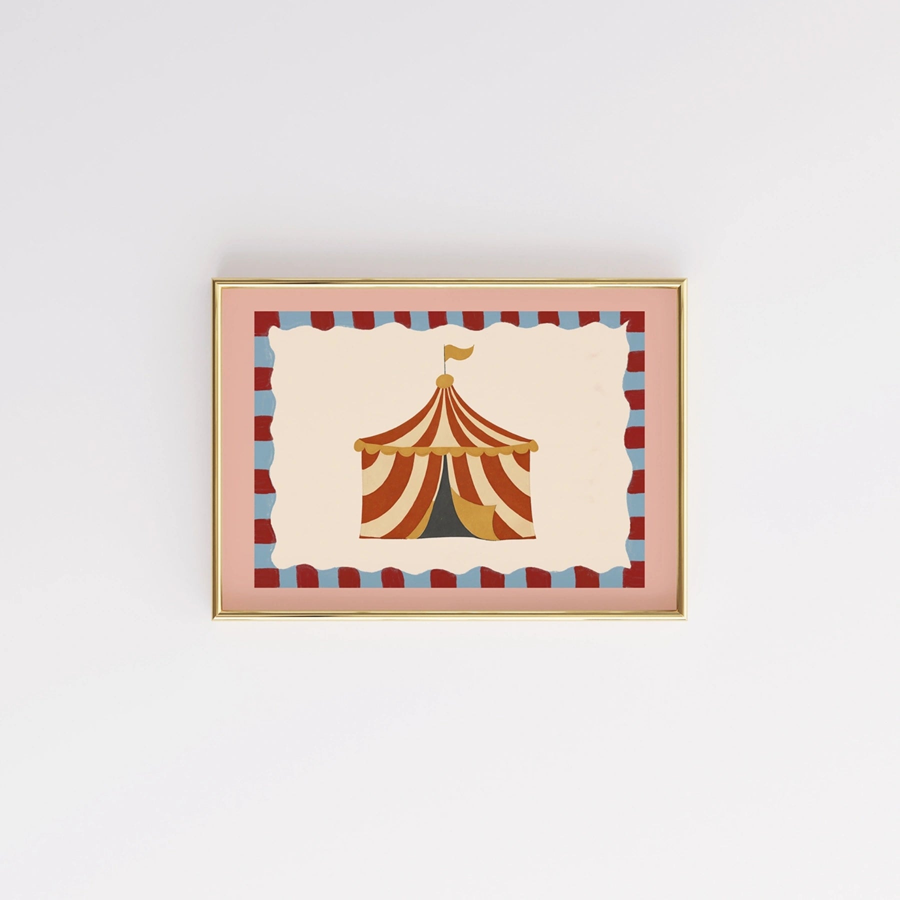 Stampa stile circo retrò