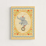 Circus Elephant Performer – Nursery & Kids Canvas Wall Art