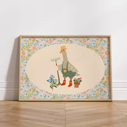 Gardening Goose Vintage – Poster per bambini