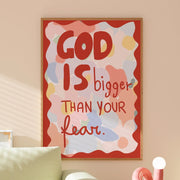 God Is Bigger - Poster cristiano