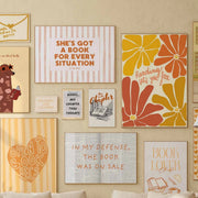 Yellow Bookish Wall Art Bundle – 100+ Printable Designs