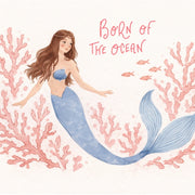 Mermaid Coastal Decor – Arte de pared costero