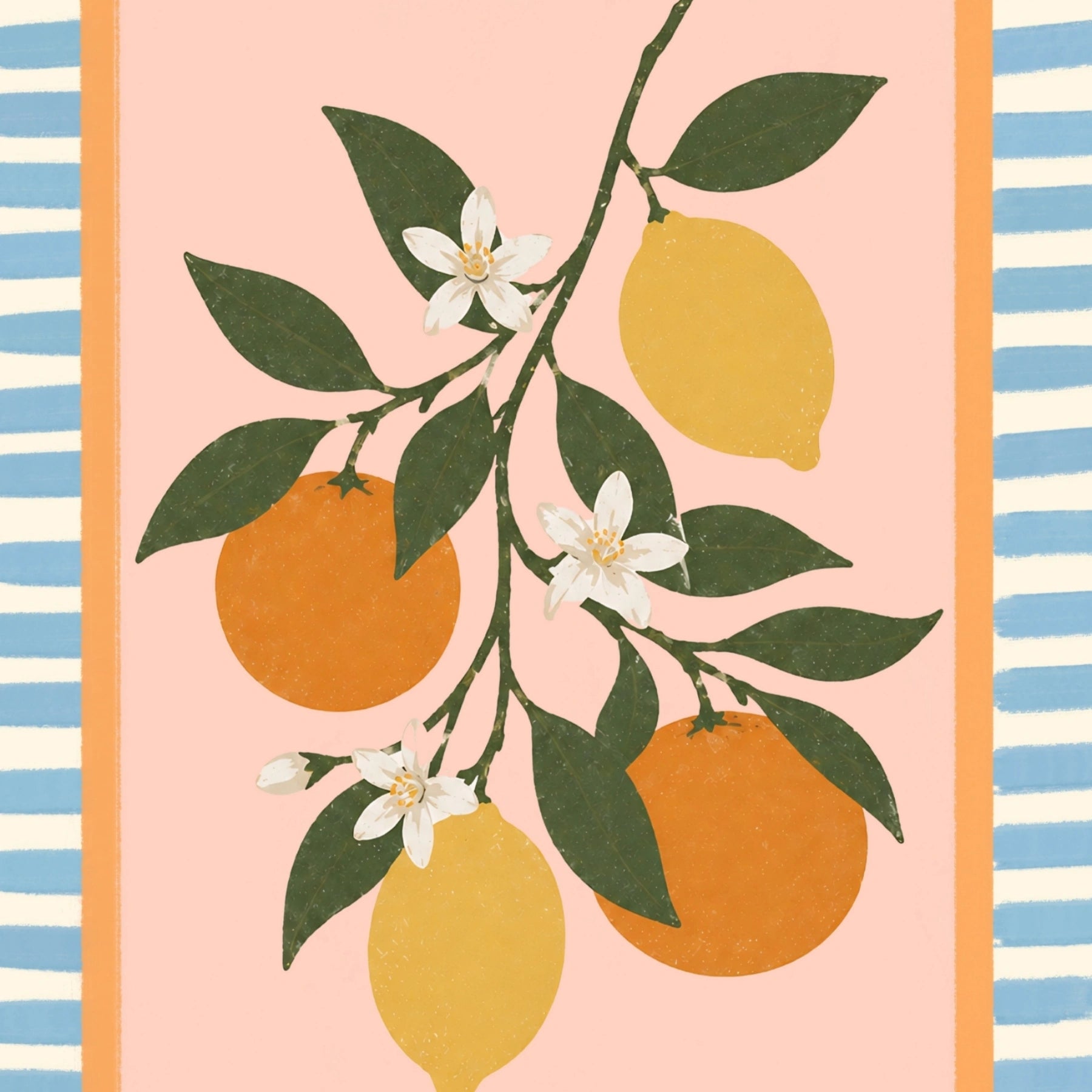 Poster trendy mediterraneo