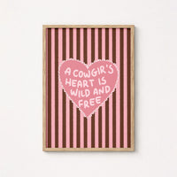 Cowgirl Quote Wall Art
