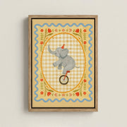 Circus Elephant Performer – Nursery & Kids Canvas Wall Art