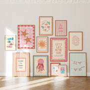 Trendy Summer – Set de láminas decorativas – 16 diseños imprimibles