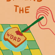 Spread the Word Orange and Green – Christian Wall Art
