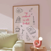 Weekend Booked – Bookish Wall Art