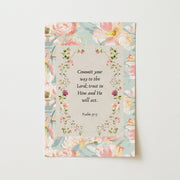 Elegant Vintage Faith Artwork – Christian Wall Art