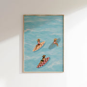 Ocean Surfers – Coastal Wall Art