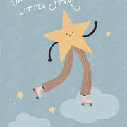 Skating Star – Nursery & kids wall art