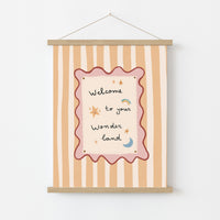 Striped Kids Wall Art