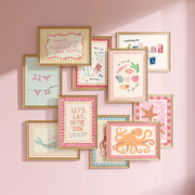 Trendy Summer – Set de láminas decorativas – 16 diseños imprimibles