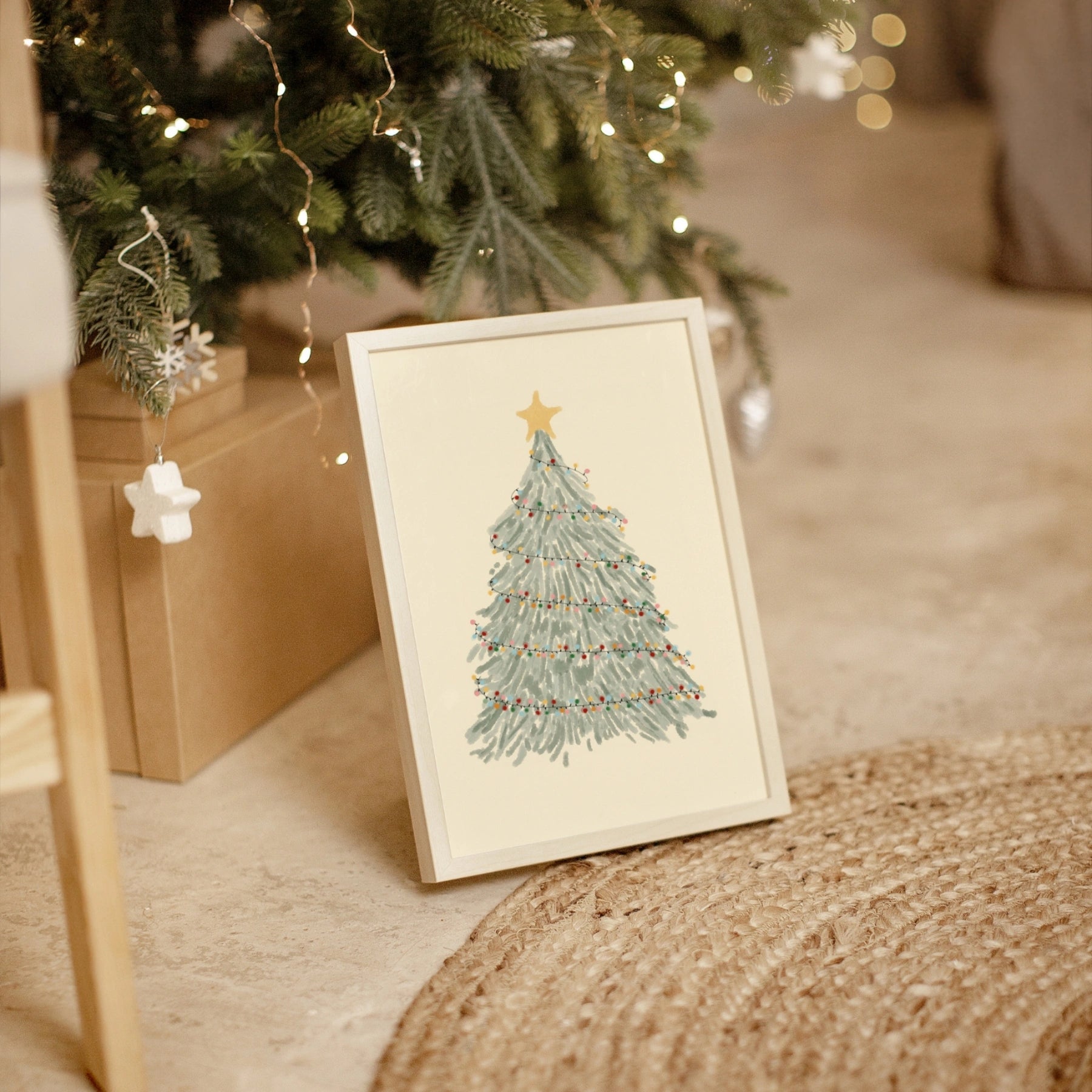 Classic Christmas Tree Wall Art