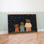 Cozy Bedtime Illustration – Nursery & kids wall art