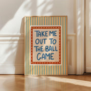 Take Me Out To The Ball Game – Nursery & kids wall art