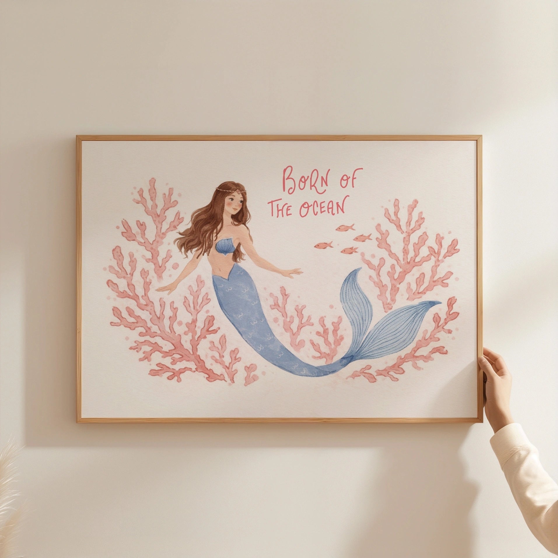 Décoration côtière sirène