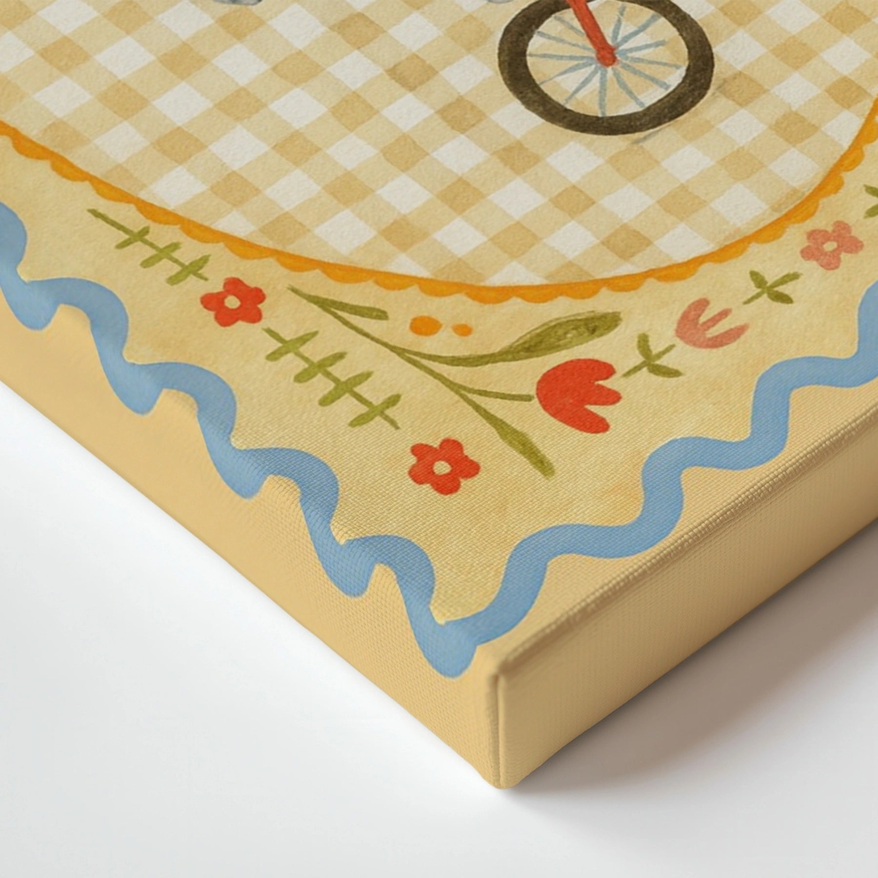 Circus Elephant Nursery Canvas Print