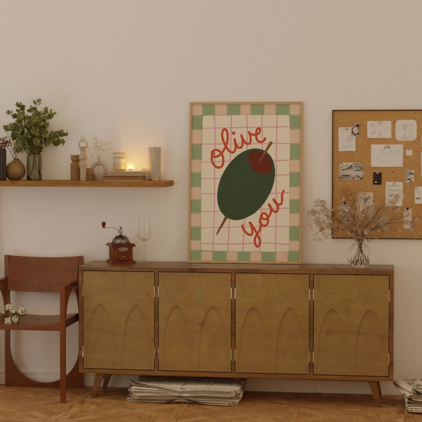 Olive You Kitchen Wall Art